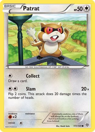 Plasma Storm  111 Patrat (111)  - Reverse Holofoil - Common