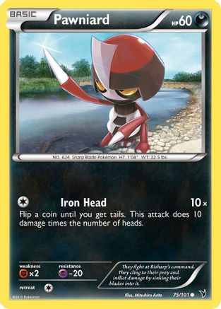 Noble Victories  075 Pawniard (75)  - Reverse Holofoil - Common