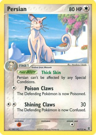 FireRed & LeafGreen  Persian  - Reverse Holofoil - Uncommon