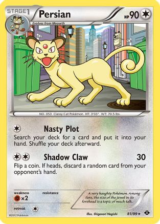 Next Destinies  081 Persian  - Reverse Holofoil - Rare