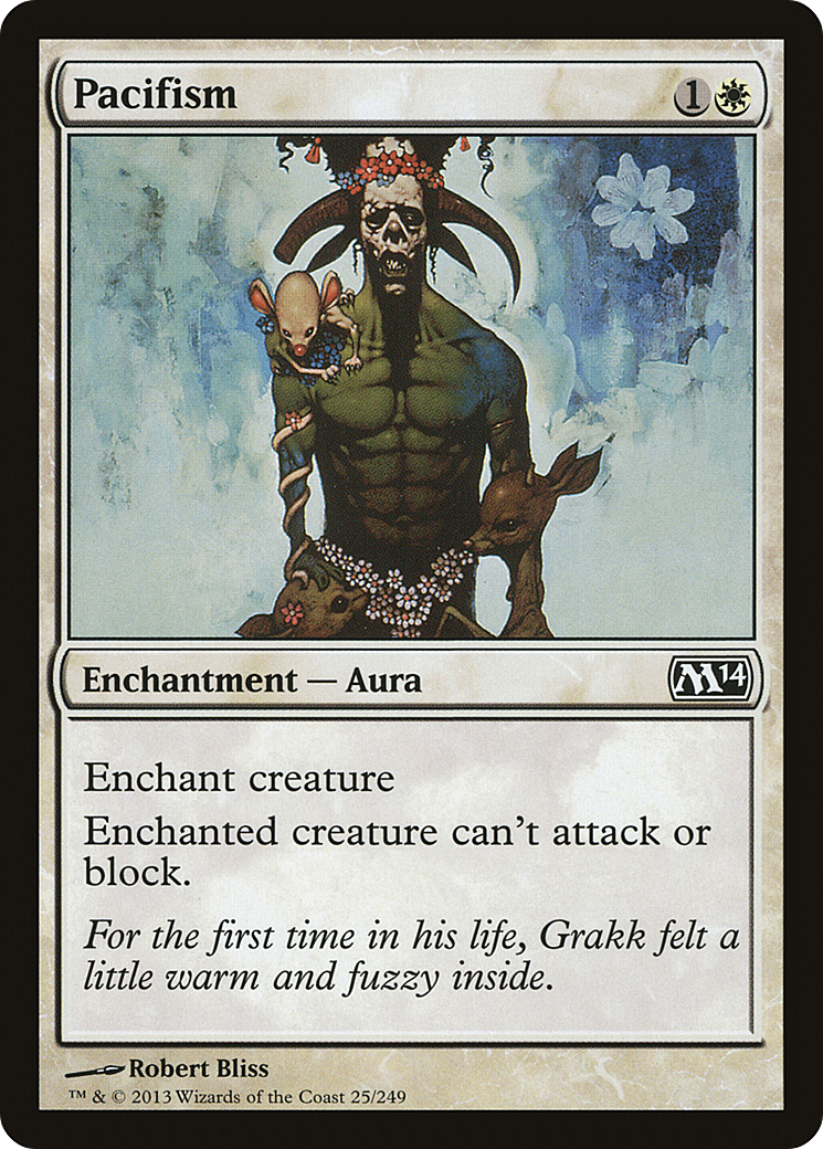 Magic 2014 - (M14-025) - Pacifism Foil