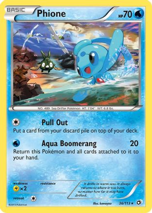 Legendary Treasures  036/113 Phione  - Rare