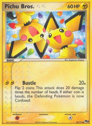 POP Series 3  016 Pichu Bros.  - Common