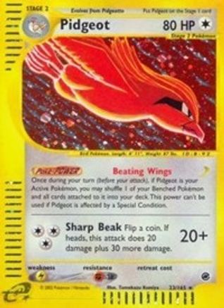 Expedition  023 Pidgeot (23)  - Holofoil - Holo Rare