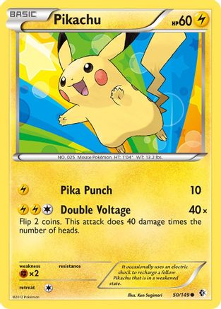 Boundaries Crossed  050/149 Pikachu  - Common