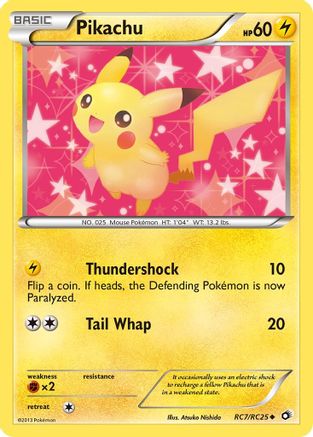 Legendary Treasures Radiant Collection  RC7/RC25 Pikachu  - Holofoil - Uncommon