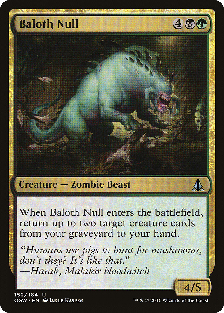 Oath of the Gatewatch - (OGW-152) - Baloth Null Foil