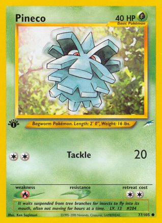 Neo Destiny  077/105 Pineco  - Unlimited - Common