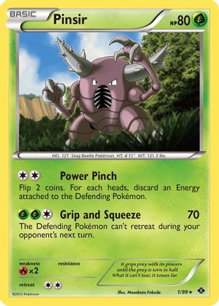 Next Destinies  001 Pinsir  - Rare