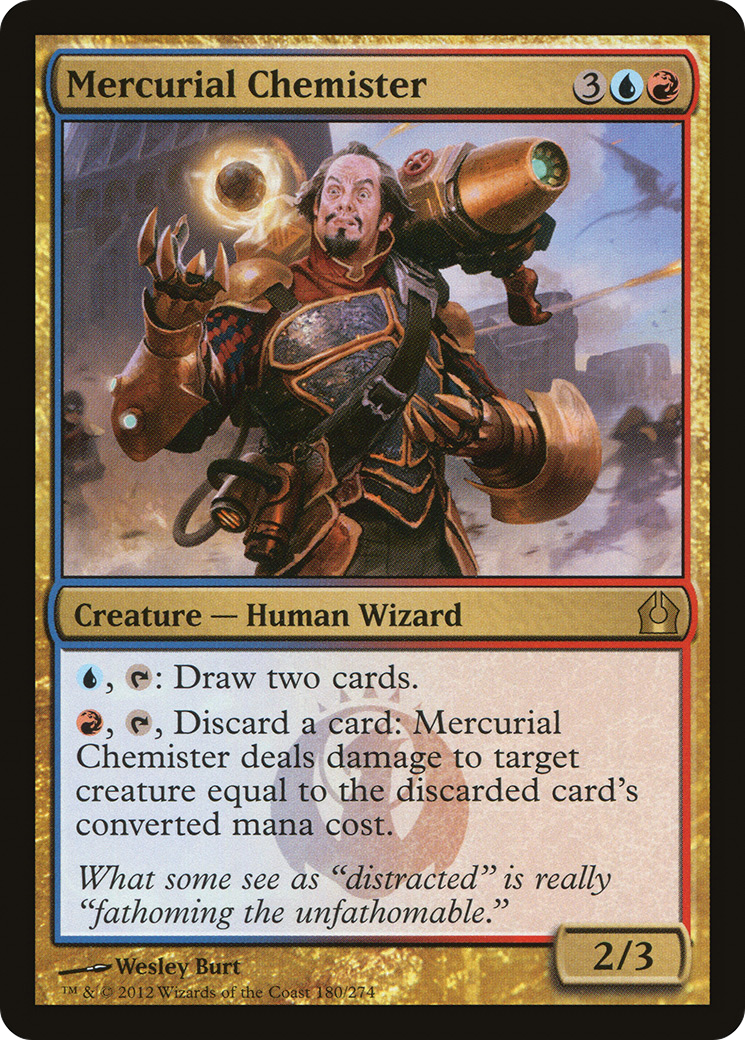 Return to Ravnica - (RTR-180) - Mercurial Chemister Foil