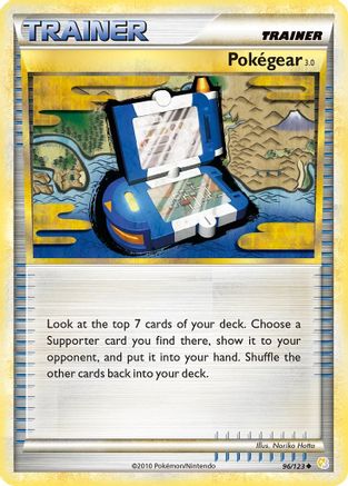 HeartGold SoulSilver  096 Pokegear 3.0  - Reverse Holofoil - Uncommon