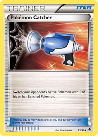 Emerging Powers  095/98 Pokemon Catcher  - Reverse Holofoil - Uncommon