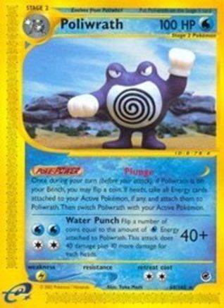 Expedition  060 Poliwrath (60)  - Reverse Holofoil - Rare