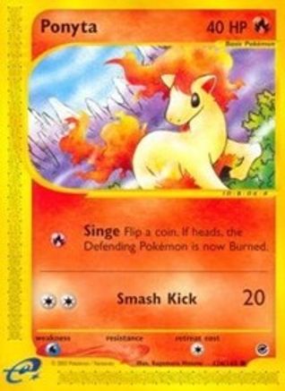 Expedition  126/165 Ponyta  - Reverse Holofoil - Common