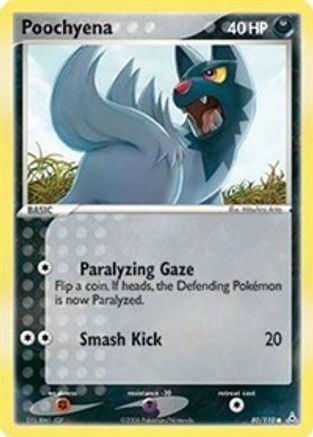 Holon Phantoms  080/110 Poochyena  - Reverse Holofoil - Common
