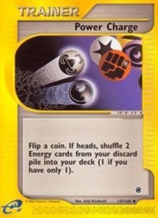 Expedition  147/165 Power Charge  - Reverse Holofoil - Uncommon