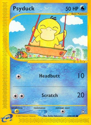 Aquapolis  104 Psyduck  - Common