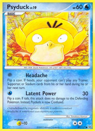 Platinum  087 Psyduck  - Reverse Holofoil - Common