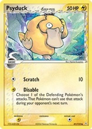 Holon Phantoms  081/110 Psyduck (Delta Species)  - Reverse Holofoil - Common