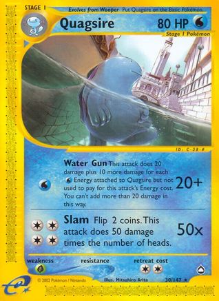 Aquapolis  030 Quagsire  - Rare