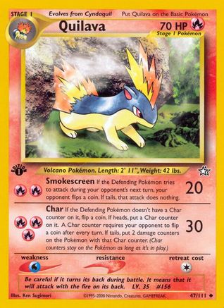 Neo Genesis  047/111 Quilava (47)  - 1st Edition - Uncommon