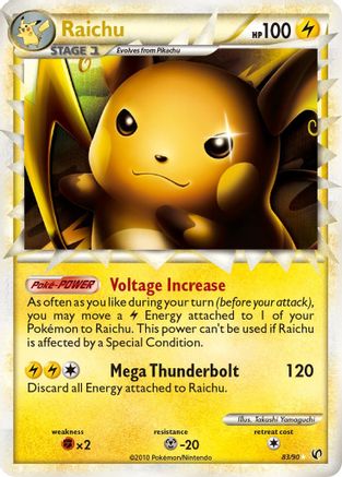 Undaunted  Raichu (Prime)  - Holofoil - Ultra Rare