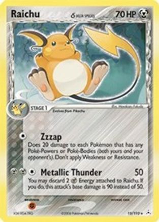 Holon Phantoms  015/110 Raichu (Delta Species)  - Holofoil - Holo Rare