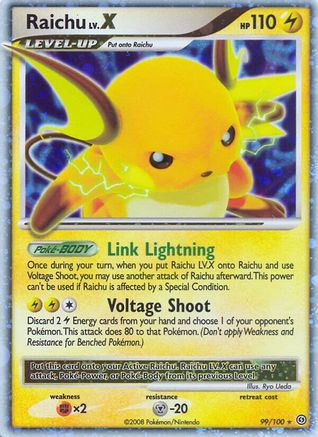 Stormfront  Raichu LV.X  - Holofoil - Ultra Rare