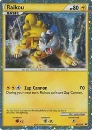 HGSS Promos  HGSS19 Raikou  - Holofoil - Promo