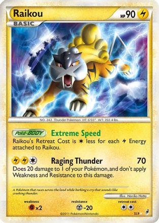Call of Legends  Raikou (Shiny)  - Holofoil - Shiny Holo Rare