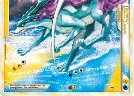 Unleashed  Raikou & Suicune Legend (Bottom)  - Holofoil - Ultra Rare