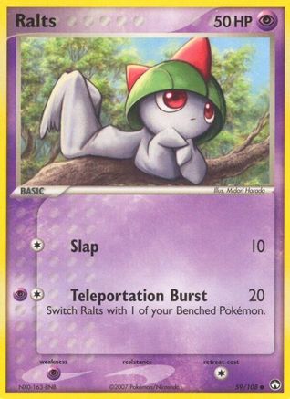 Power Keepers  059 Ralts  - Reverse Holofoil - Common