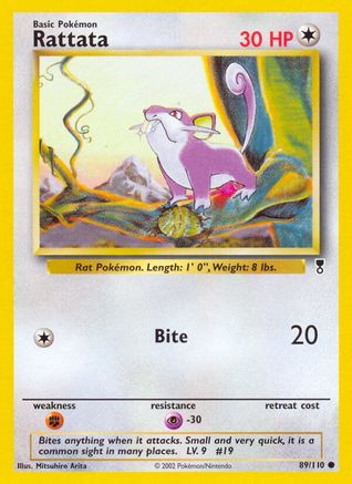 Legendary Collection  089/110 Rattata  - Reverse Holofoil - Common