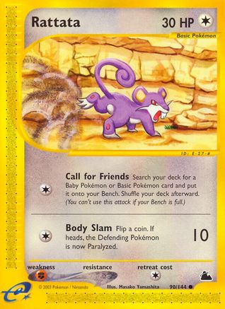 Skyridge  090 Rattata  - Common