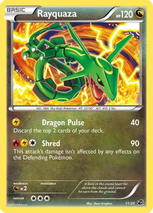Dragon Vault  011/20 Rayquaza  - Holofoil - Holo Rare