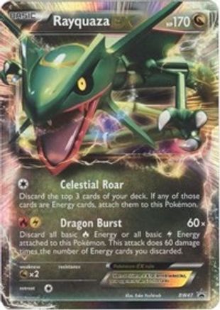 Black and White Promos  BW47 Rayquaza EX  - Holofoil - Promo