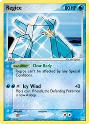 Holon Phantoms  027 Regice  - Reverse Holofoil - Rare