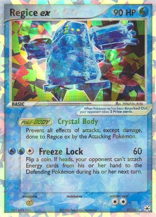 Hidden Legends  Regice ex  - Holofoil - Ultra Rare