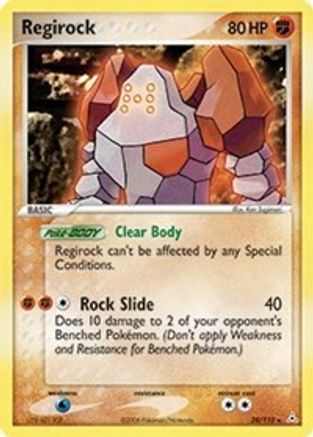 Holon Phantoms  028 Regirock  - Reverse Holofoil - Rare