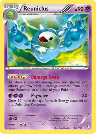 Dragons Exalted  126 Reuniclus  - Holofoil - Secret Rare