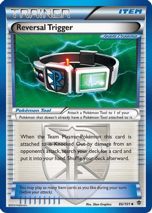 Plasma Blast  086/101 Reversal Trigger (Team Plasma)  - Reverse Holofoil - Uncommon