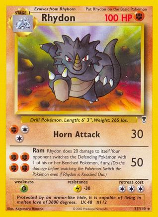 Legendary Collection  035 Rhydon  - Rare