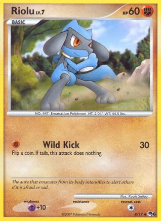 POP Series 6  Riolu  - Uncommon