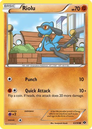 Next Destinies  063/99 Riolu  - Common
