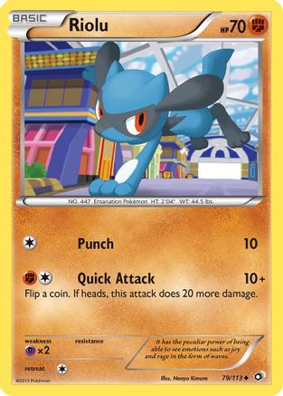 Legendary Treasures  079 Riolu  - Reverse Holofoil - Uncommon