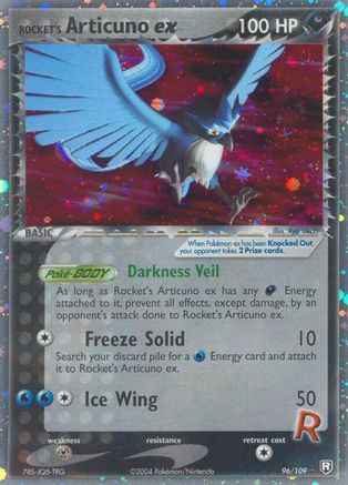 Team Rocket Returns  096 Rocket's Articuno ex  - Holofoil - Ultra Rare
