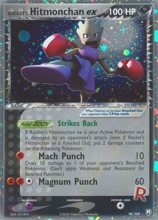 Team Rocket Returns  098 Rocket's Hitmonchan ex  - Ultra Rare