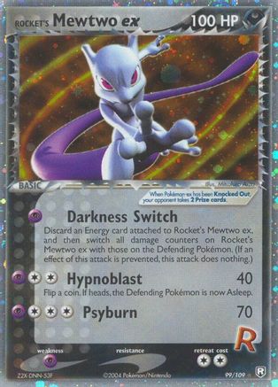 Team Rocket Returns  099 Rocket's Mewtwo ex  - Holofoil - Ultra Rare