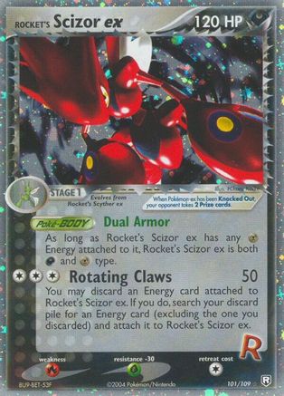 Team Rocket Returns  101 Rocket's Scizor ex  - Holofoil - Ultra Rare