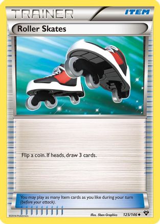 XY Base Set  125/146 Roller Skates  - Reverse Holofoil - Uncommon